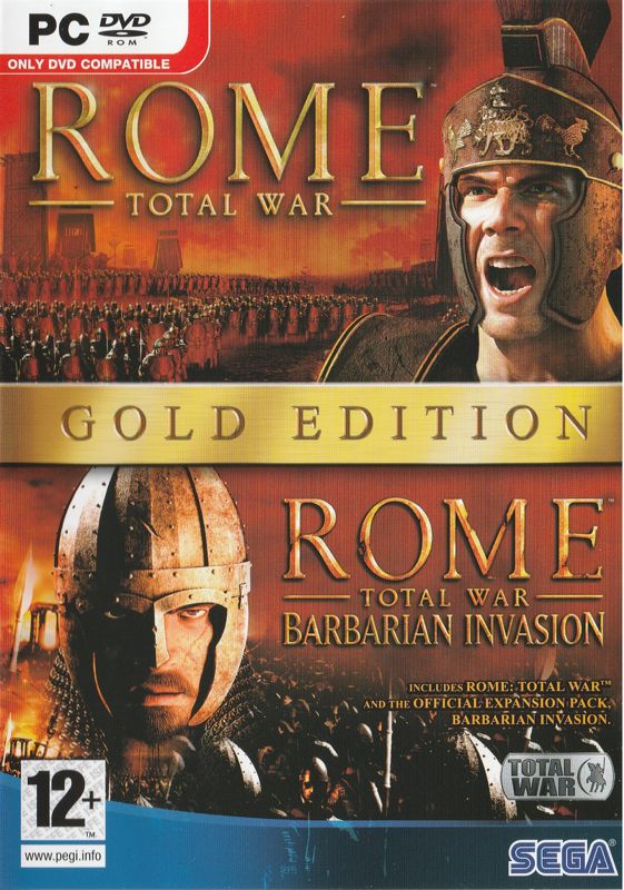 Front Cover for Rome: Total War - Gold Edition (Windows) (DVD release with Steam-based installer)