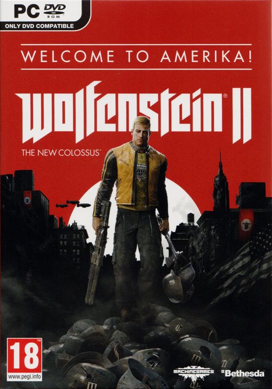 New colossus отзывы. Wolfenstein II: the New Colossus обложка. Wolfenstein II: the New Colossus обложка игра.