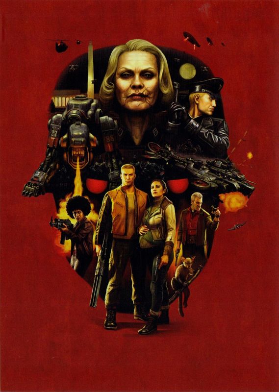 Other for Wolfenstein II: The New Colossus (Welcome to Amerika! Edition) (Windows): Keep Case - Inside - Left