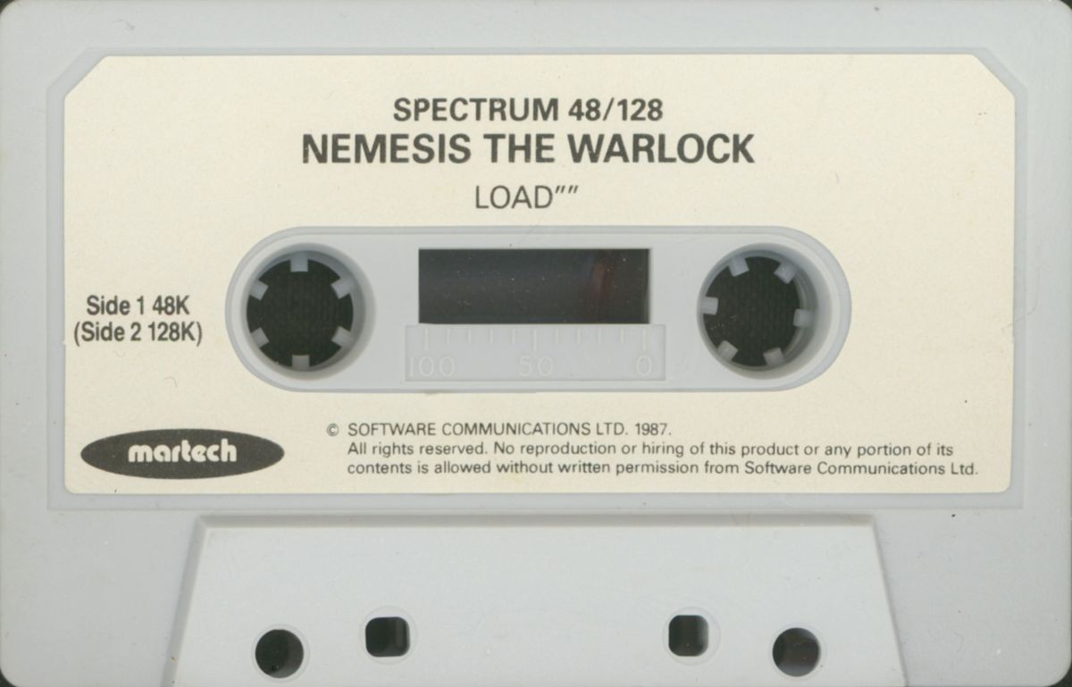 Media for Nemesis the Warlock (ZX Spectrum)