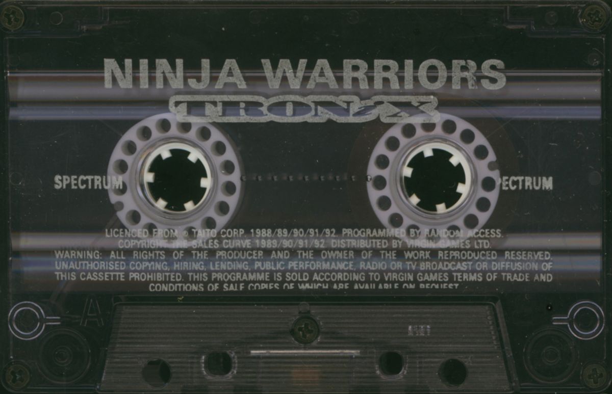 Media for The Ninja Warriors (ZX Spectrum)