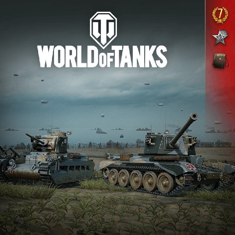 Front Cover for World of Tanks: Dunkirk Mega (PlayStation 4) (download release)