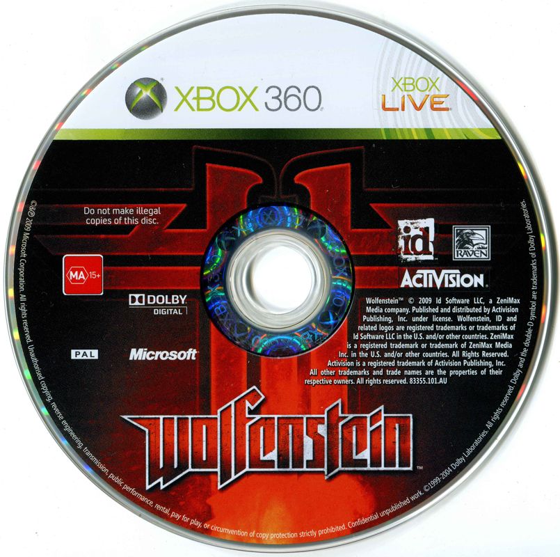 Media for Wolfenstein (Xbox 360)