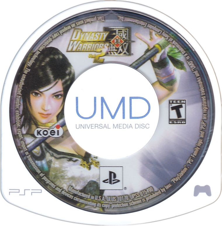 Media for Dynasty Warriors Vol.2 (PSP)