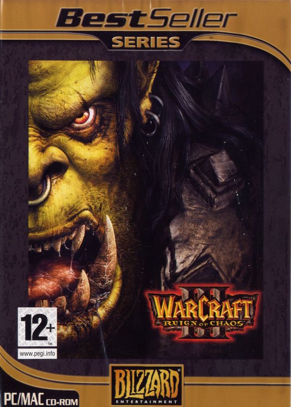 Front Cover for WarCraft III: Reign of Chaos (Macintosh and Windows) (BestSeller series release (2005))