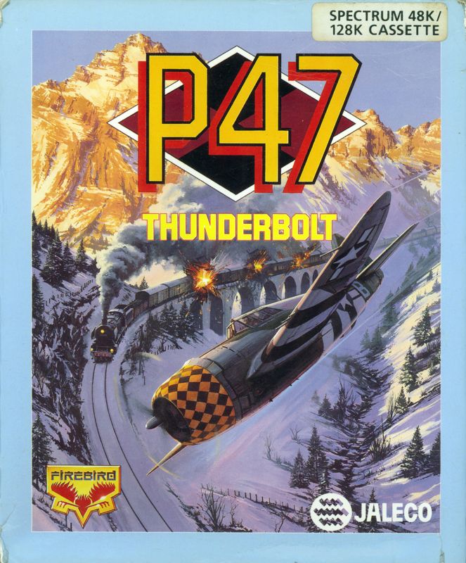 Front Cover for P47 Thunderbolt (ZX Spectrum)