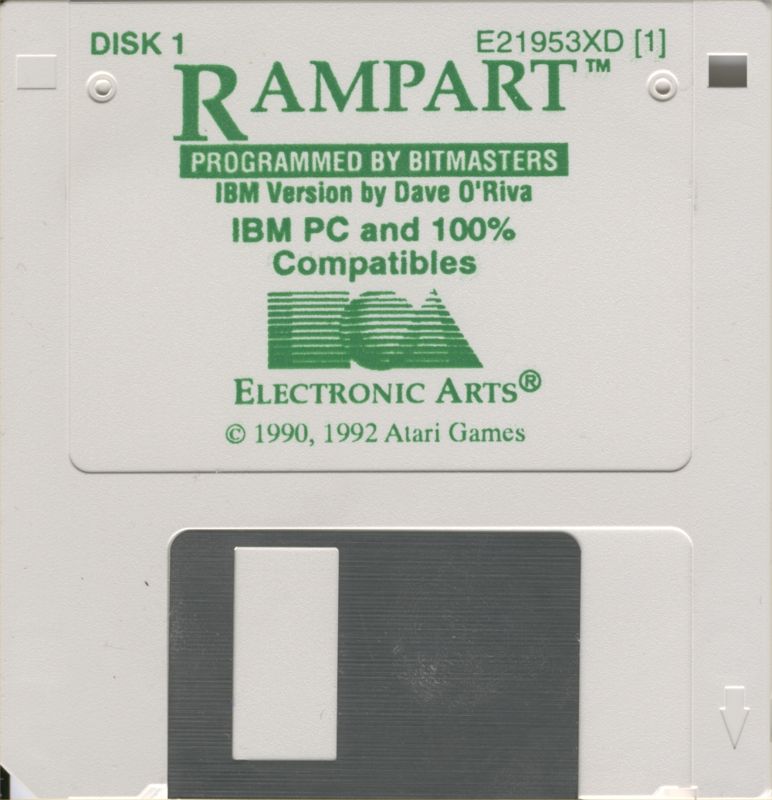 Media for Rampart (DOS) (The Hit Squad release): Disk 1