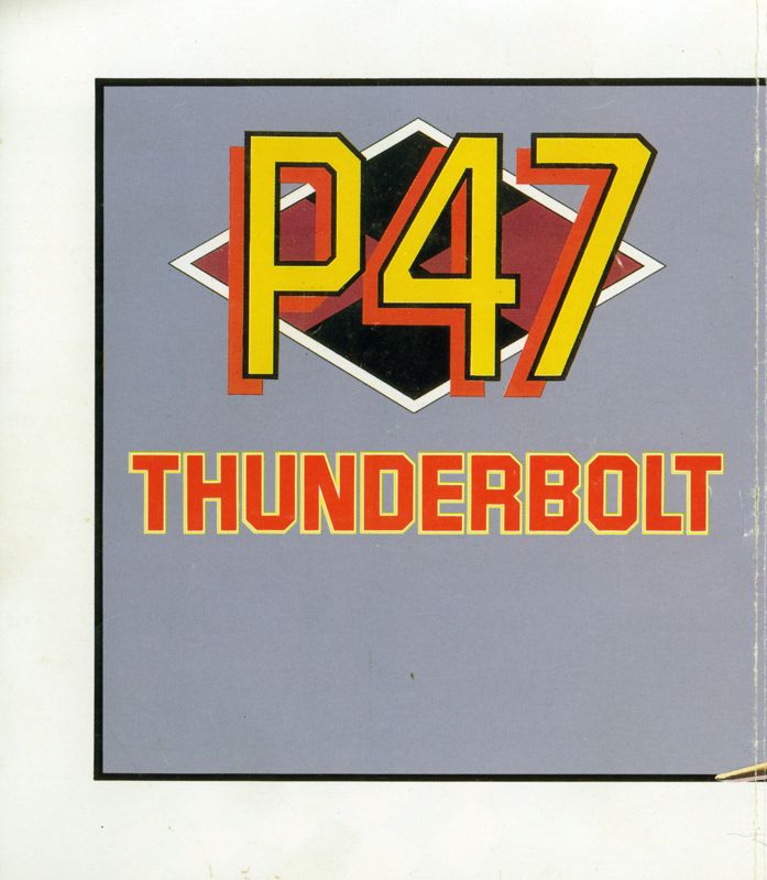Extras for P47 Thunderbolt (ZX Spectrum): poster, page 1