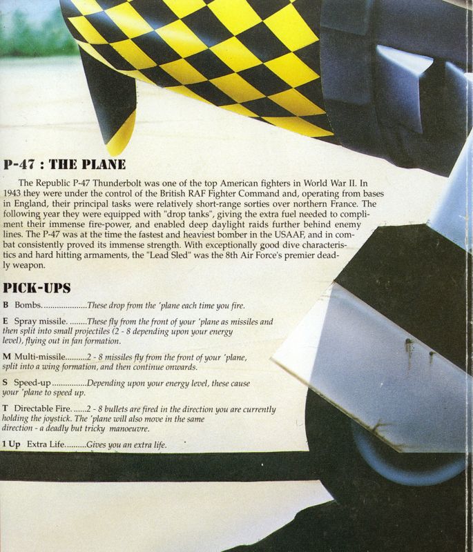 Other for P47 Thunderbolt (ZX Spectrum): foldable instructions 1
