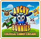 Front Cover for Angry Bunnies: Colossal Carrot Crusade (Wii U) (download release)