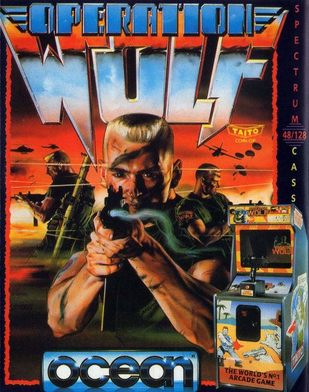 Front Cover for Operation Wolf (ZX Spectrum)
