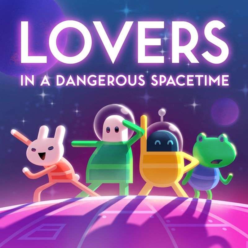 Front Cover for Lovers in a Dangerous Spacetime (PlayStation 4) (download release)