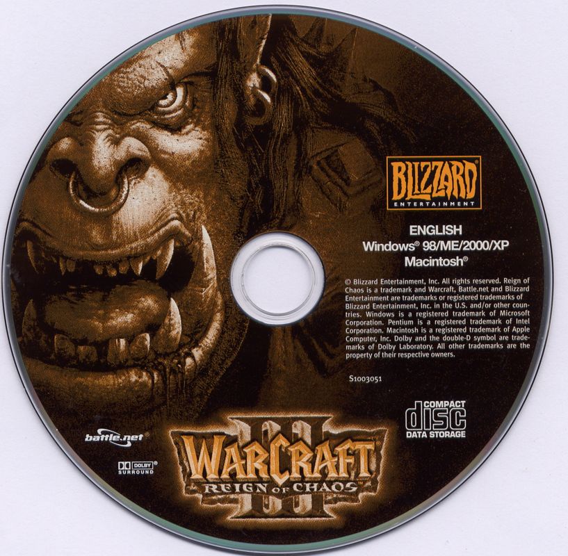 Media for WarCraft III: Reign of Chaos (Macintosh and Windows) (BestSeller series release (2005))