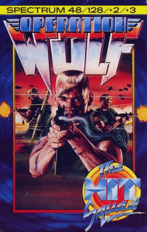 Front Cover for Operation Wolf (ZX Spectrum) (The Hit Squad release)