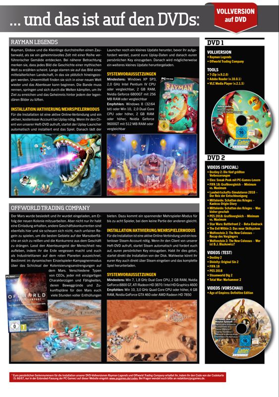 Other for Offworld Trading Company (Macintosh and Windows) (PC Games 11/2017 covermount): Keep Case - Back (digital)