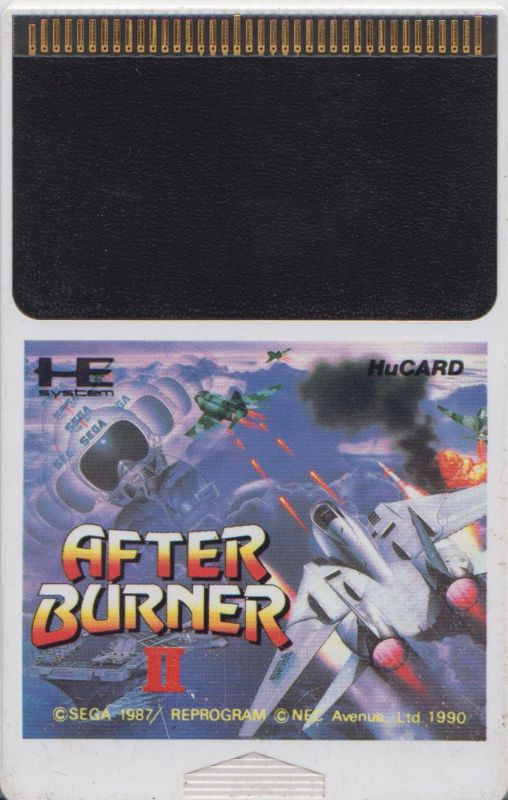 Media for After Burner II (TurboGrafx-16) (French Import by Euro-Maintenance): Front