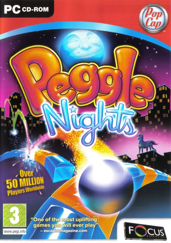 Front Cover for Peggle: Nights (Windows) (Focus Multimedia release)