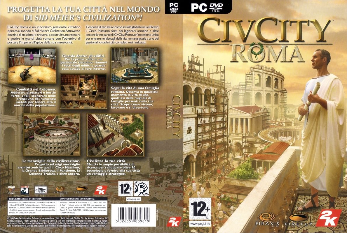 Full Cover for CivCity: Rome (Windows)