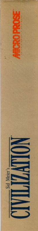 Spine/Sides for Sid Meier's Civilization (Amiga): Left