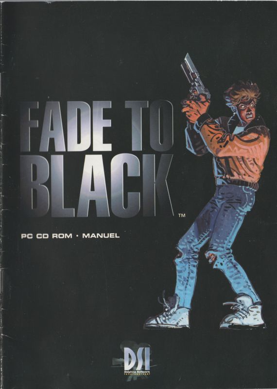 Manual for Fade to Black (DOS): Front