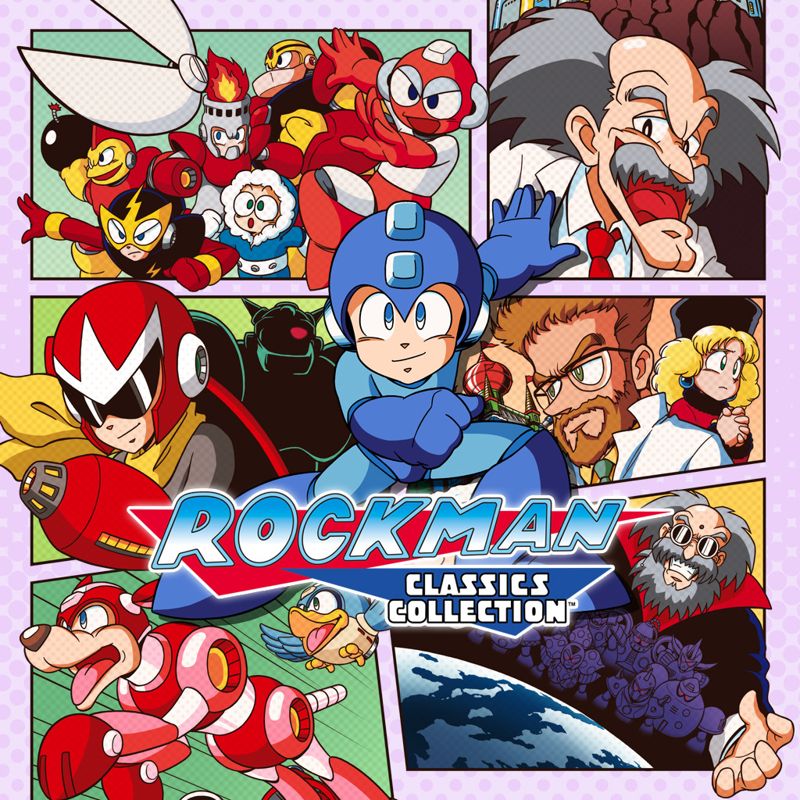Front Cover for Mega Man: Legacy Collection (PlayStation 4) (download release)