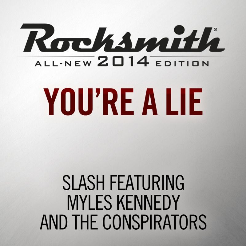 Front Cover for Rocksmith: All-new 2014 Edition - Slash featuring Myles Kennedy and The Conspirators: You're a Lie (PlayStation 3 and PlayStation 4) (download release)