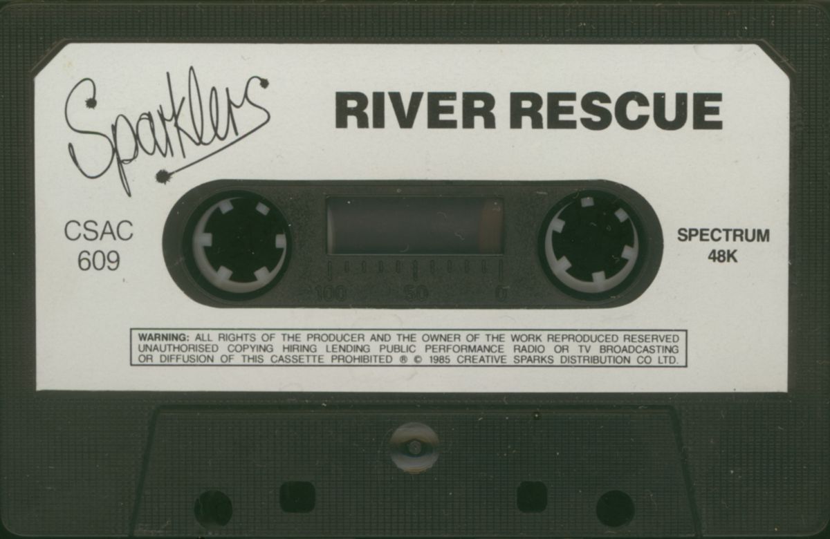 Media for River Rescue: Racing Against Time (ZX Spectrum) (Budget re-release)