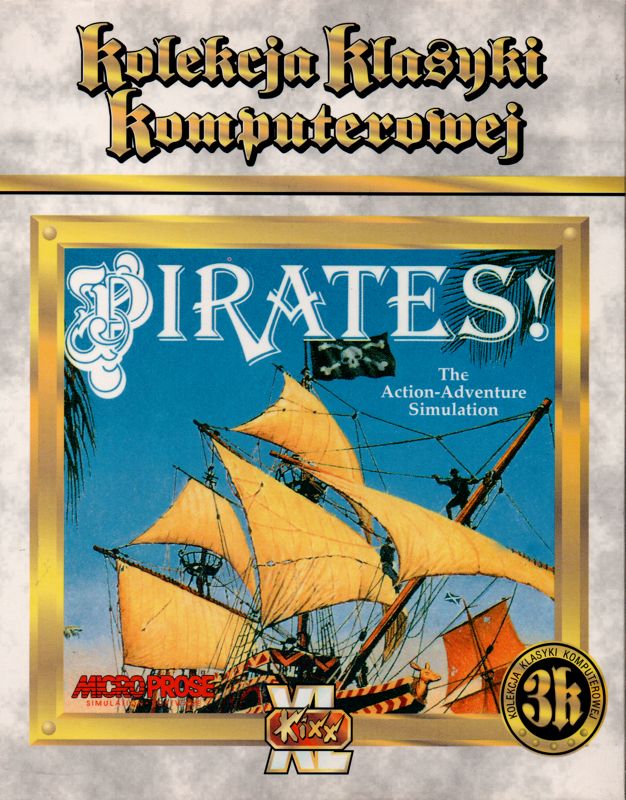 Front Cover for Sid Meier's Pirates! (Amiga) (Kolekcja Klasyki Komputerowej release)