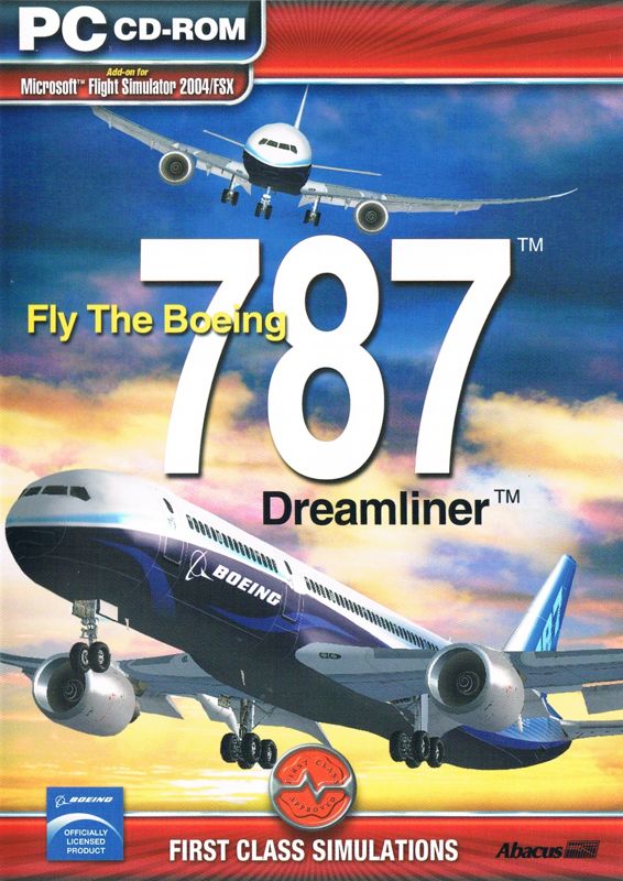 Front Cover for Fly the Boeing 787 Dreamliner (Windows)