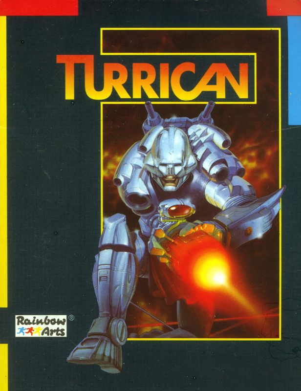 Manual for Turrican (ZX Spectrum): front cover