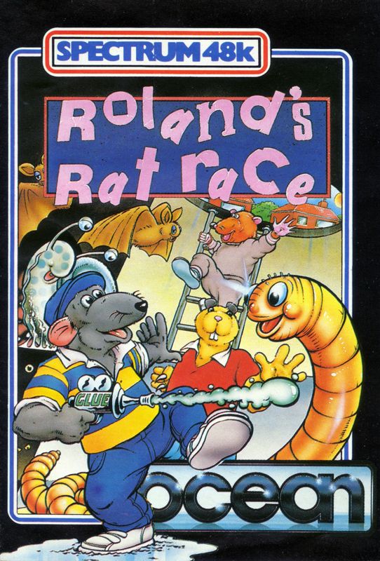 Front Cover for Roland's Ratrace (ZX Spectrum)