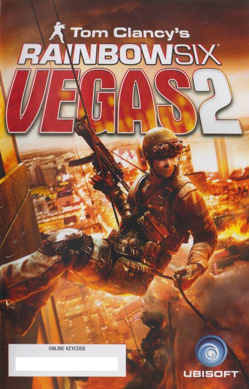 Manual for Tom Clancy's Rainbow Six: Vegas 2 (Windows): Front