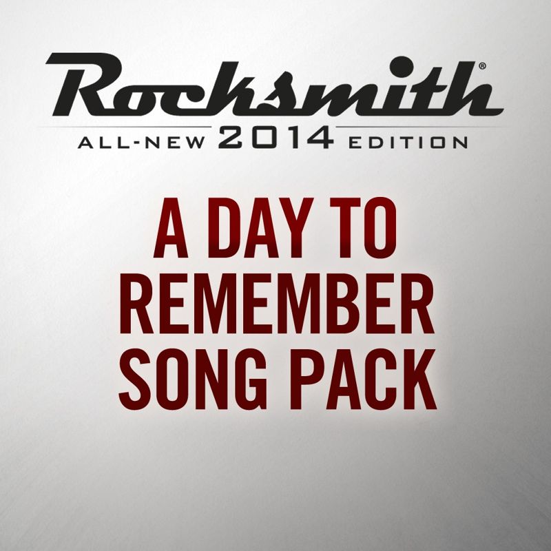 Front Cover for Rocksmith: All-new 2014 Edition - A Day To Remember Song Pack (PlayStation 3 and PlayStation 4) (download release)