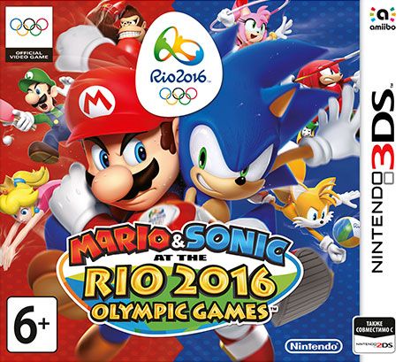 Front Cover for Mario & Sonic at the Rio 2016 Olympic Games (Nintendo 3DS) (download release)