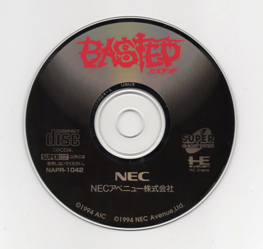 Media for Basted (TurboGrafx CD)