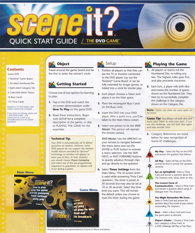 Scene It? The Simpsons cover or packaging material MobyGames