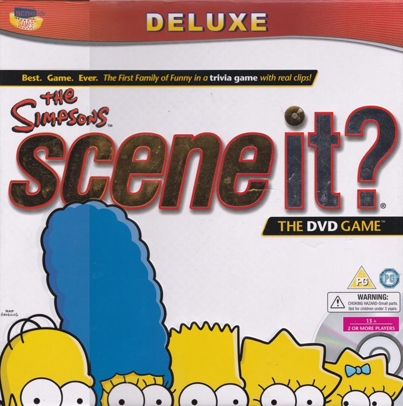 Front Cover for Scene It?: The Simpsons (DVD Player)