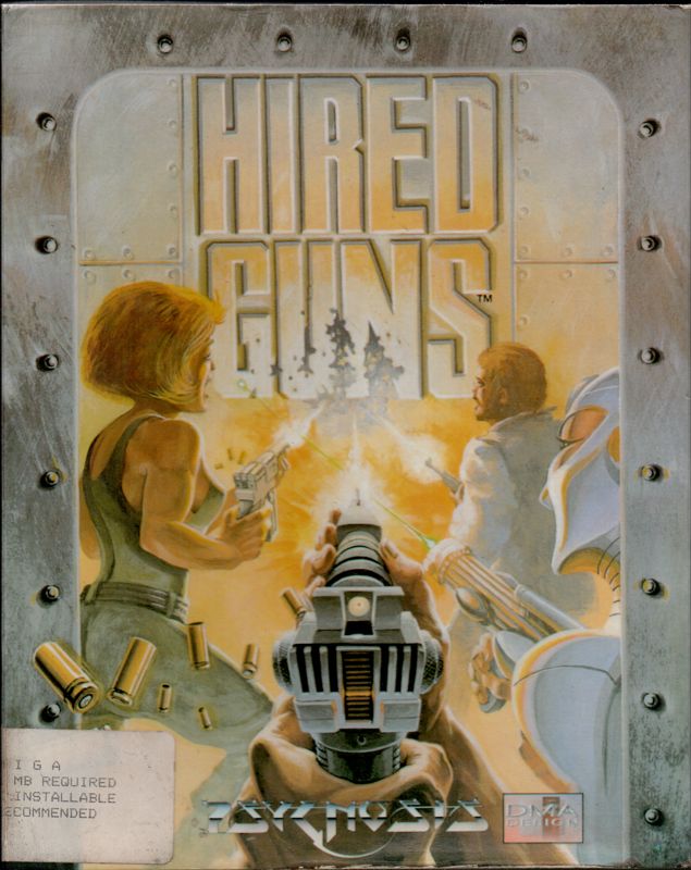 Front Cover for Hired Guns (Amiga)