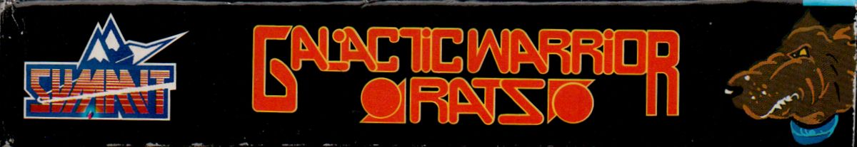 Spine/Sides for Galactic Warrior Rats (DOS): Top