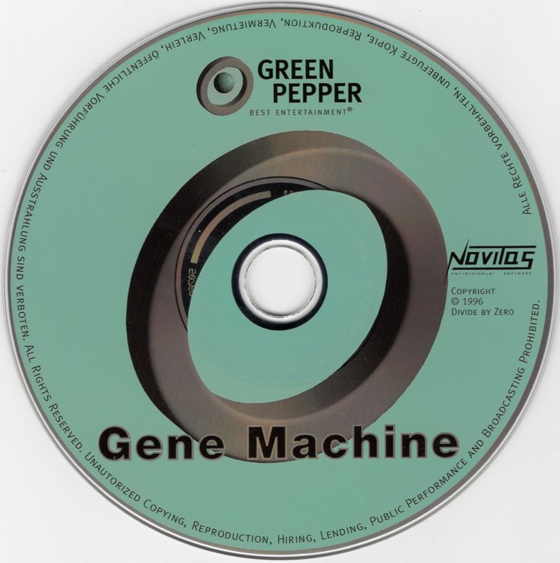Media for The Gene Machine (DOS) (Green Pepper release (#40))