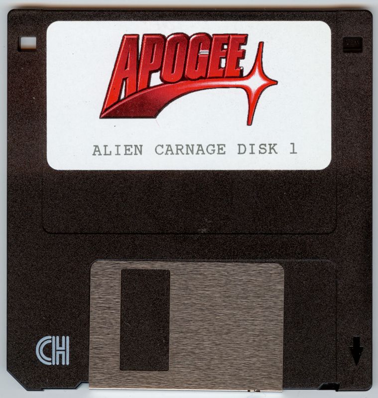Media for Alien Carnage (DOS): Disk 1/2