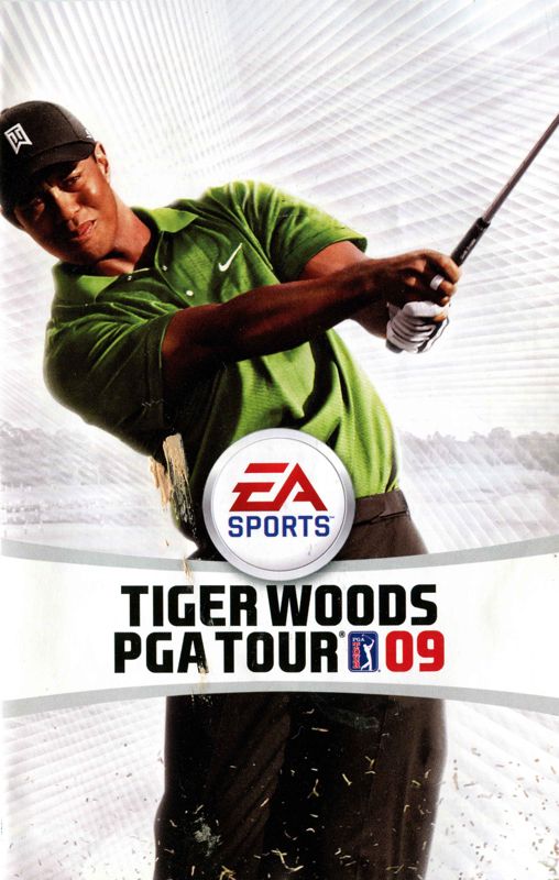 Manual for Tiger Woods PGA Tour 09 (PlayStation 2): Front