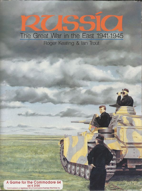 Front Cover for Russia: The Great War in the East 1941-1945 (Commodore 64)