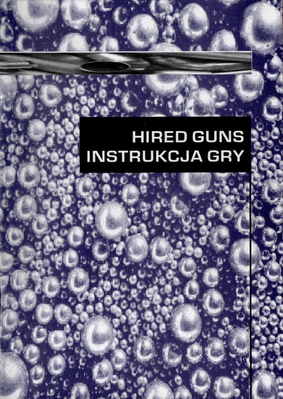 Manual for Hired Guns (Amiga): Front