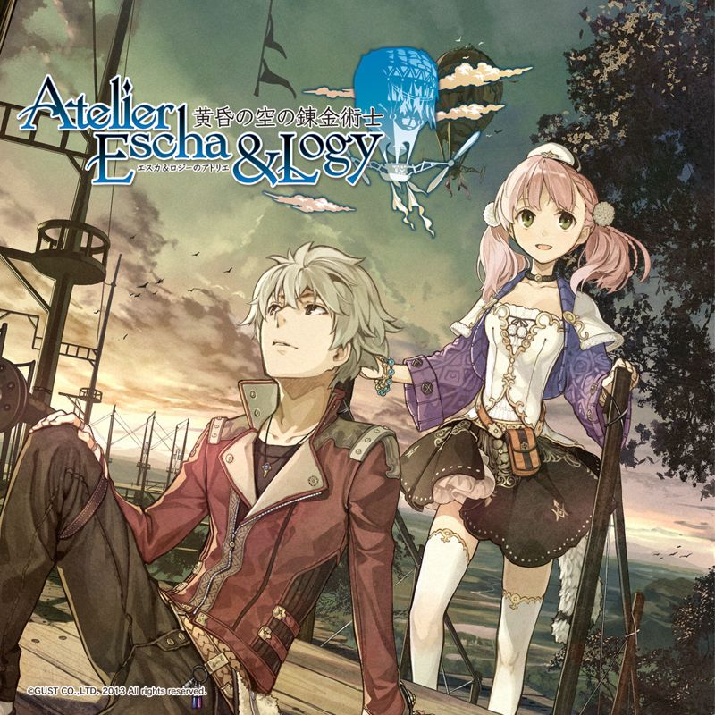 Front Cover for Atelier Escha & Logy: Alchemists of the Dusk Sky (PlayStation 3) (PlayStation 3 the Best (download release))