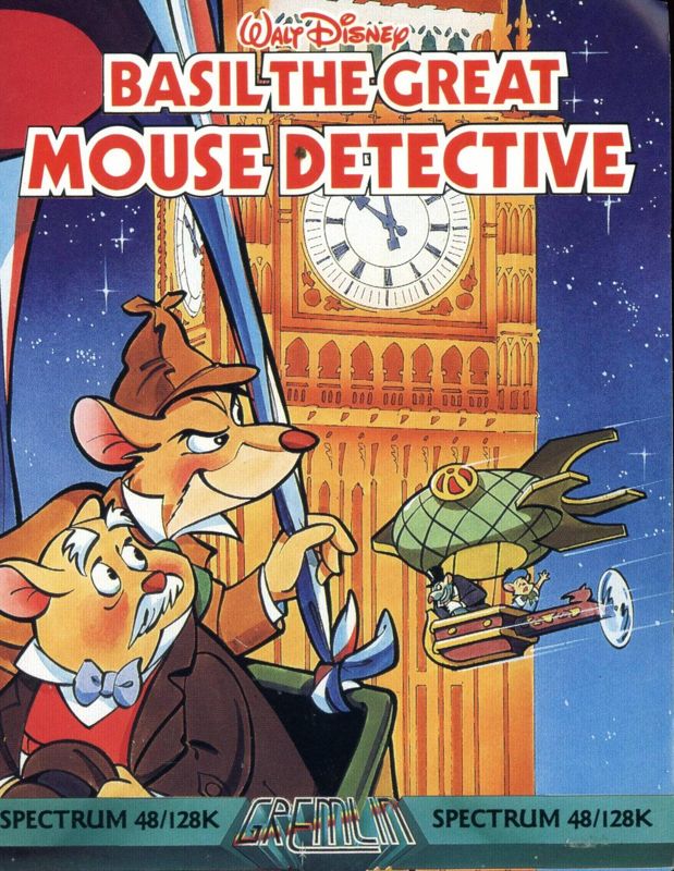 Front Cover for Basil the Great Mouse Detective (ZX Spectrum)