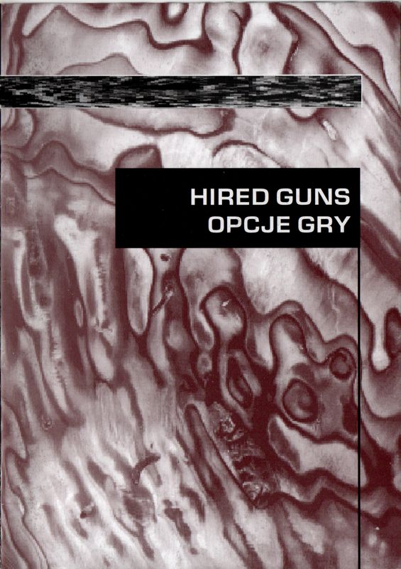 Extras for Hired Guns (Amiga): Options - Front