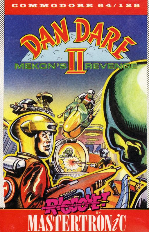 Front Cover for Dan Dare II: Mekon's Revenge (Commodore 64) (Ricochet release)
