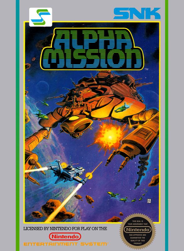 Front Cover for Alpha Mission (NES)