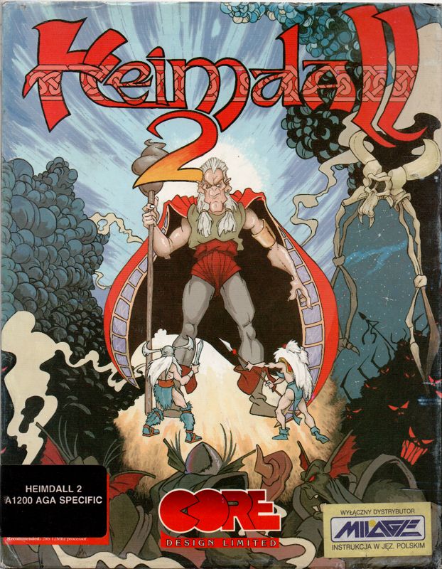 Front Cover for Heimdall 2: Into the Hall of Worlds (Amiga)